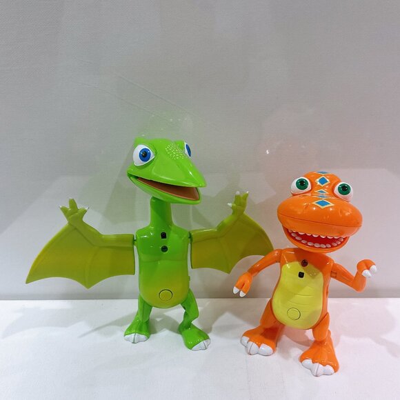 Dinosaur Train Buddy T-Rex & Tiny Pteranodon action figures interactive Toy - Picture 1 of 8